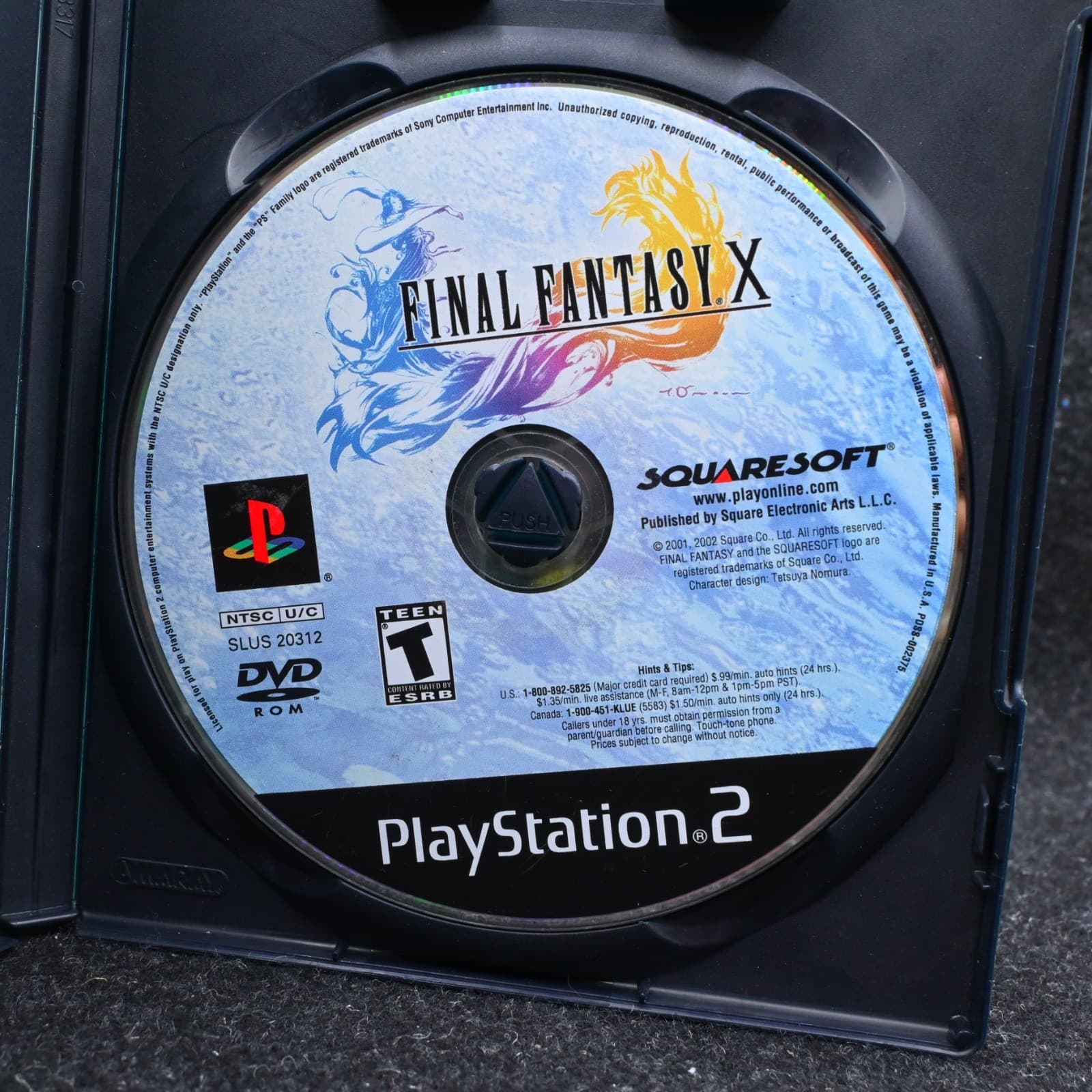 Final Fantasy X 10 Sony Playstation 2 PS2 DISC ONLY- Tested - Thumbnail 2