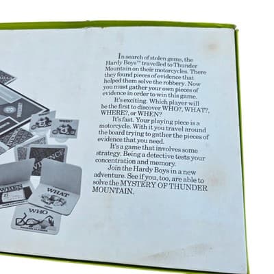 UNPUNCHED 1978 The Hardy Boys Mystery Board Game Parker Brothers Complete - Thumbnail 16