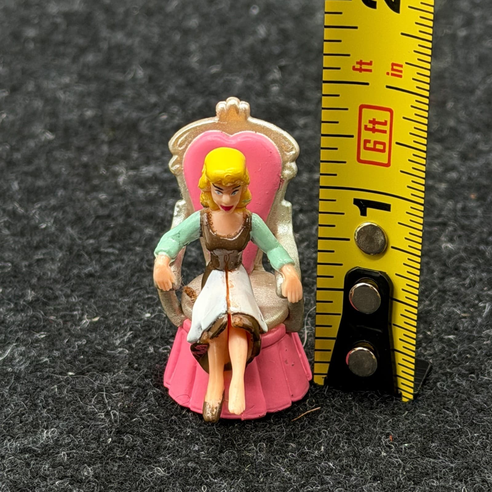 Vintage Polly Pocket Bluebird Cinderella Wedding Palace Cinderella Figure - Thumbnail 2