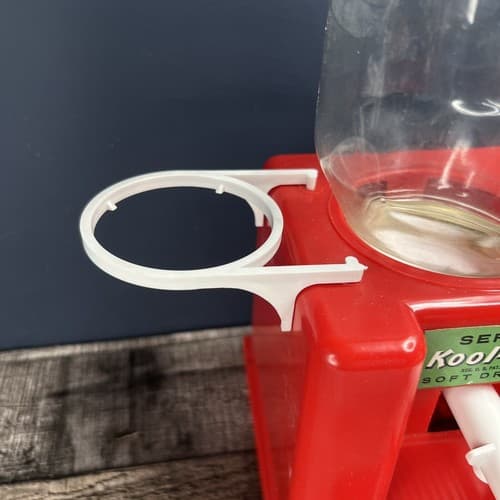 VTG 1960'S KOOL-AID DISPENSER WITH BOX GLASS JAR MODEL 64 - Thumbnail 4