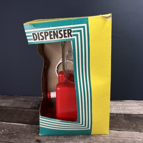 VTG 1960'S KOOL-AID DISPENSER WITH BOX GLASS JAR MODEL 64 - Thumbnail 11
