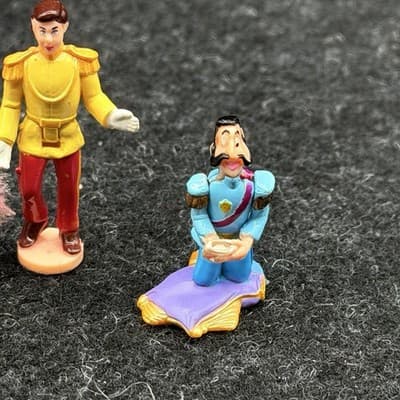 Polly Pocket Cinderella Castle Bluebird Vintage 4 Figures Dolls - Thumbnail 4