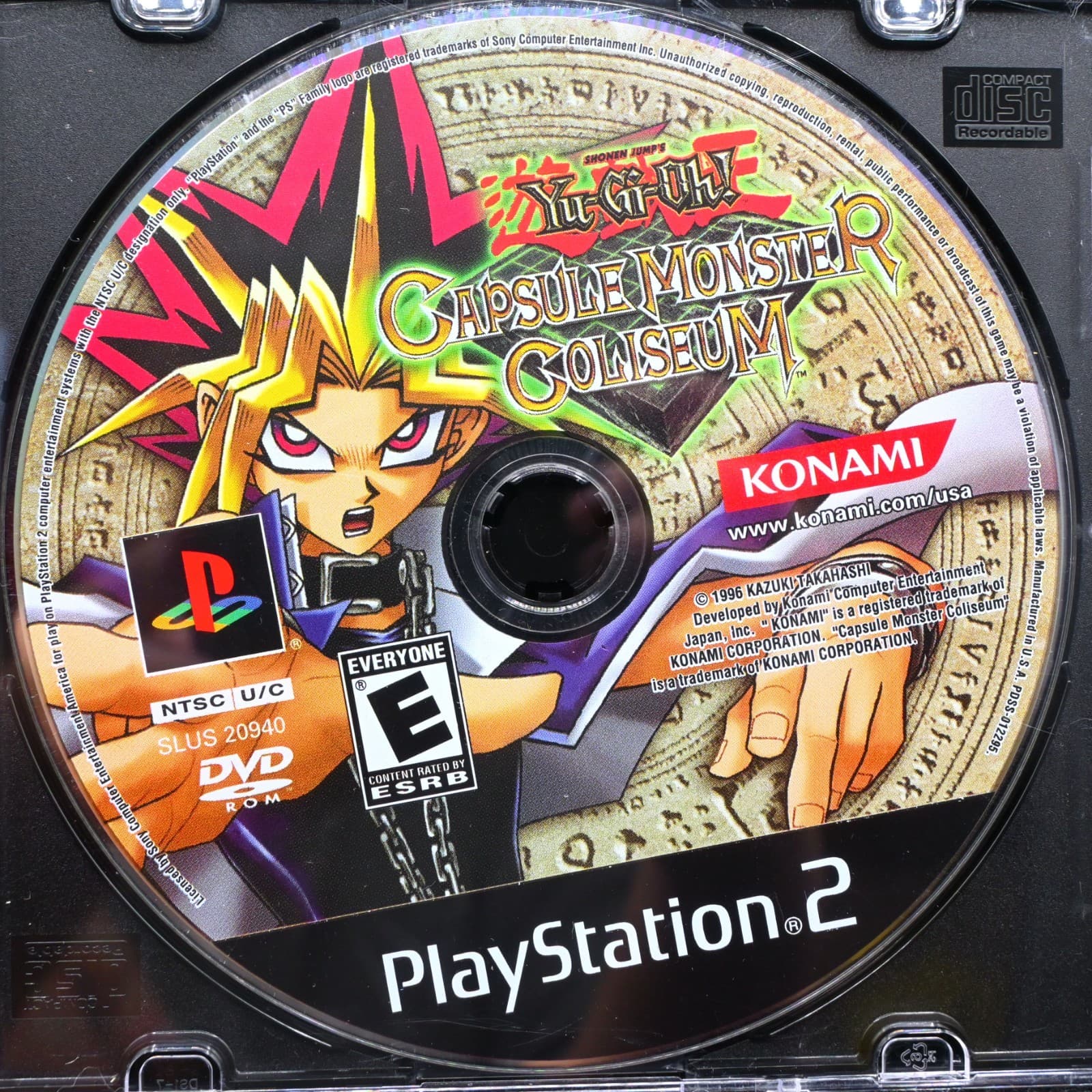 Yu-Gi-Oh! Capsule Monster Coliseum (PS2, 2004) Disc Only - Thumbnail 2