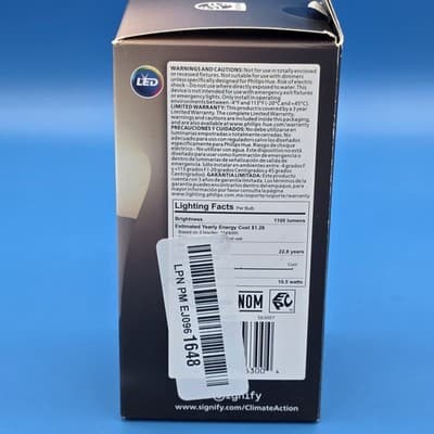 Philips Hue A19 75W Dimmable LED Smart Light Bulb - Soft White - Thumbnail 7