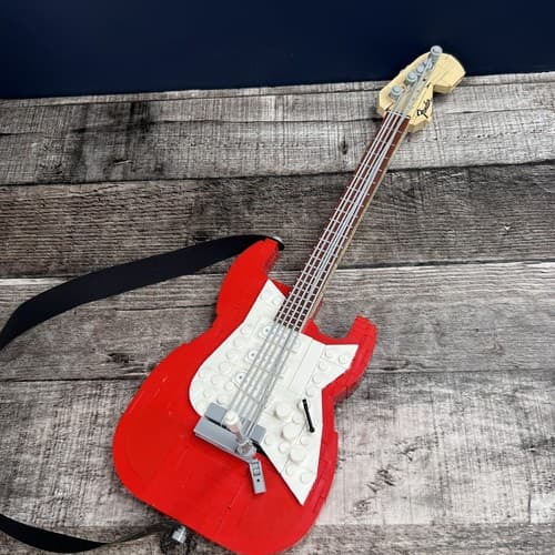 Not Complete LEGO Ideas Fender Stratocaster 21329 RED No Box or Manual - Thumbnail 2
