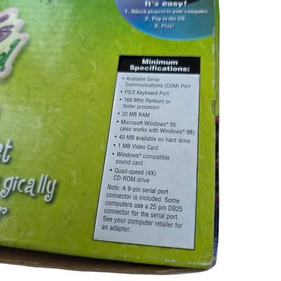 NEW RARE Vintage 1999 Ellie's Enchanted Garden CD ROM Smart Toy Playset by Zowie - Thumbnail 2