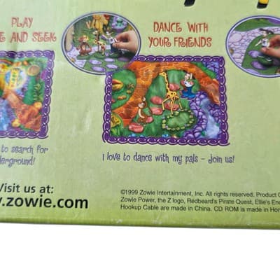 NEW RARE Vintage 1999 Ellie's Enchanted Garden CD ROM Smart Toy Playset by Zowie - Thumbnail 4