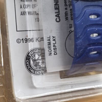 Vintage 1996 Yu-Gi-Oh! Blue Kid's watch (needs battery) - Thumbnail 5