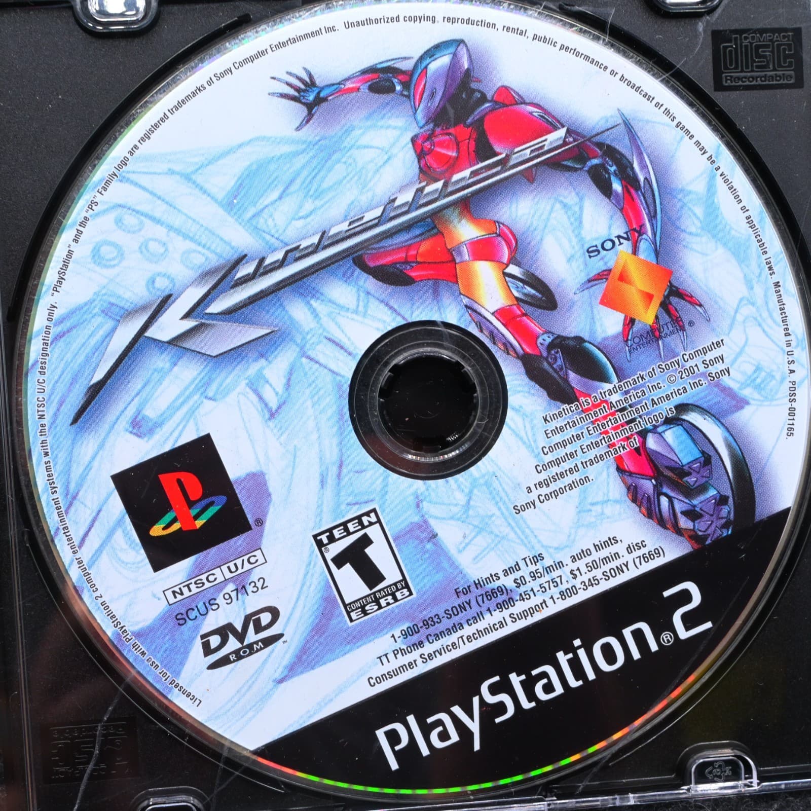 Kinetica - Sony Playstation 2 PS2 Disc Only Tested/Working - Thumbnail 2