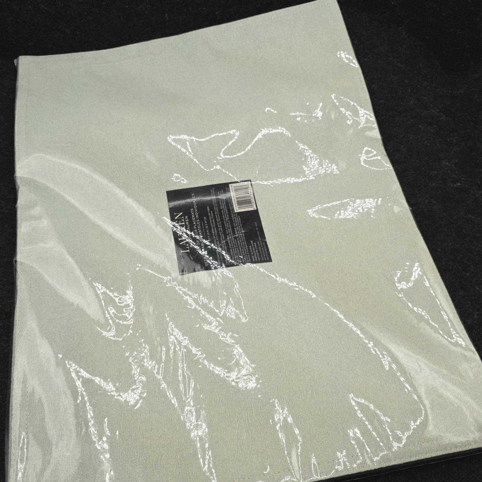 Lauren Ralph Lauren Aaron Paisley Green Tint Set of 4 Placemats 14X19 IN - Thumbnail 9