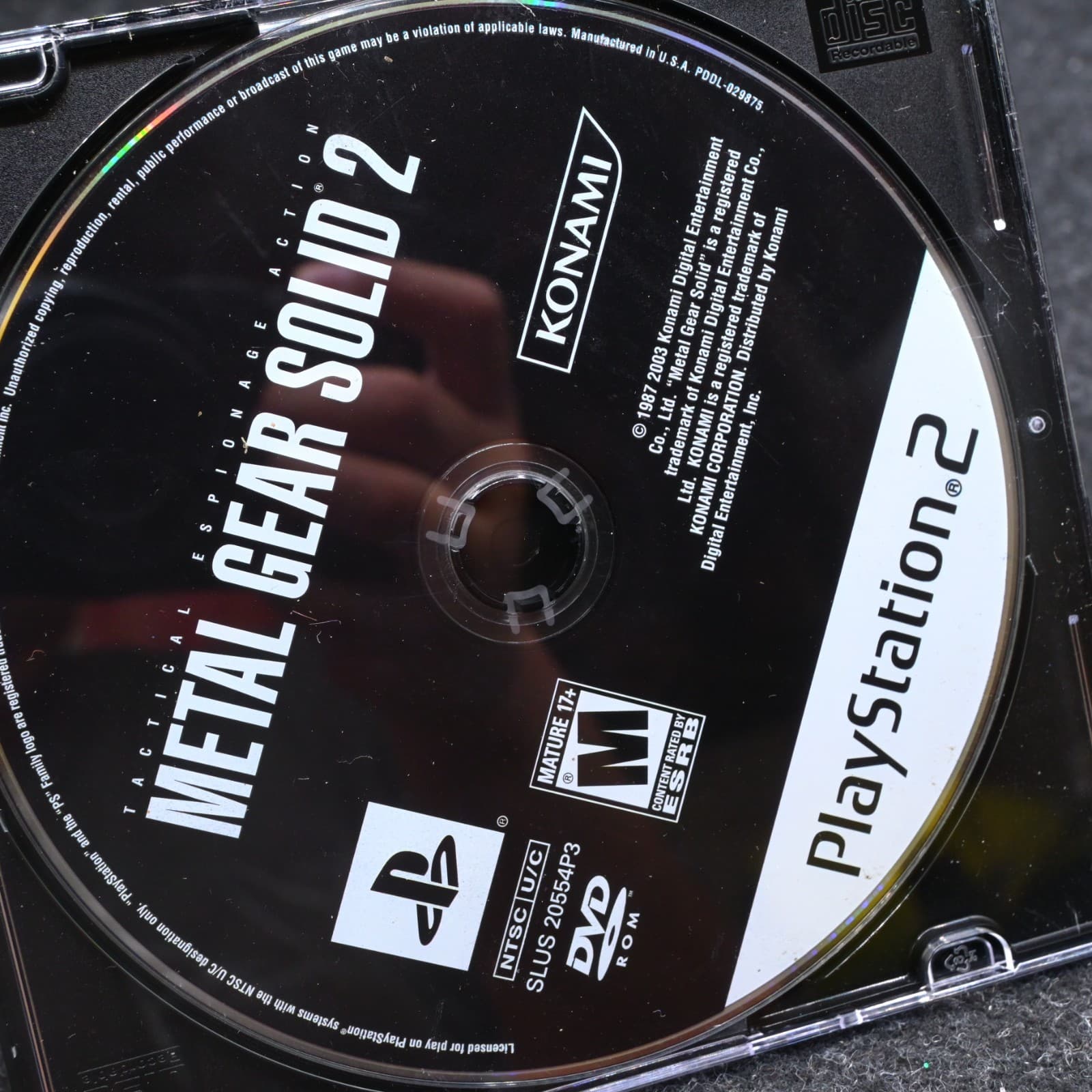Metal Gear Solid 2: Substance, PlayStation 2 PS2 Disc Only, Essential Collection - Thumbnail 2