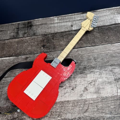 Not Complete LEGO Ideas Fender Stratocaster 21329 RED No Box or Manual - Thumbnail 3