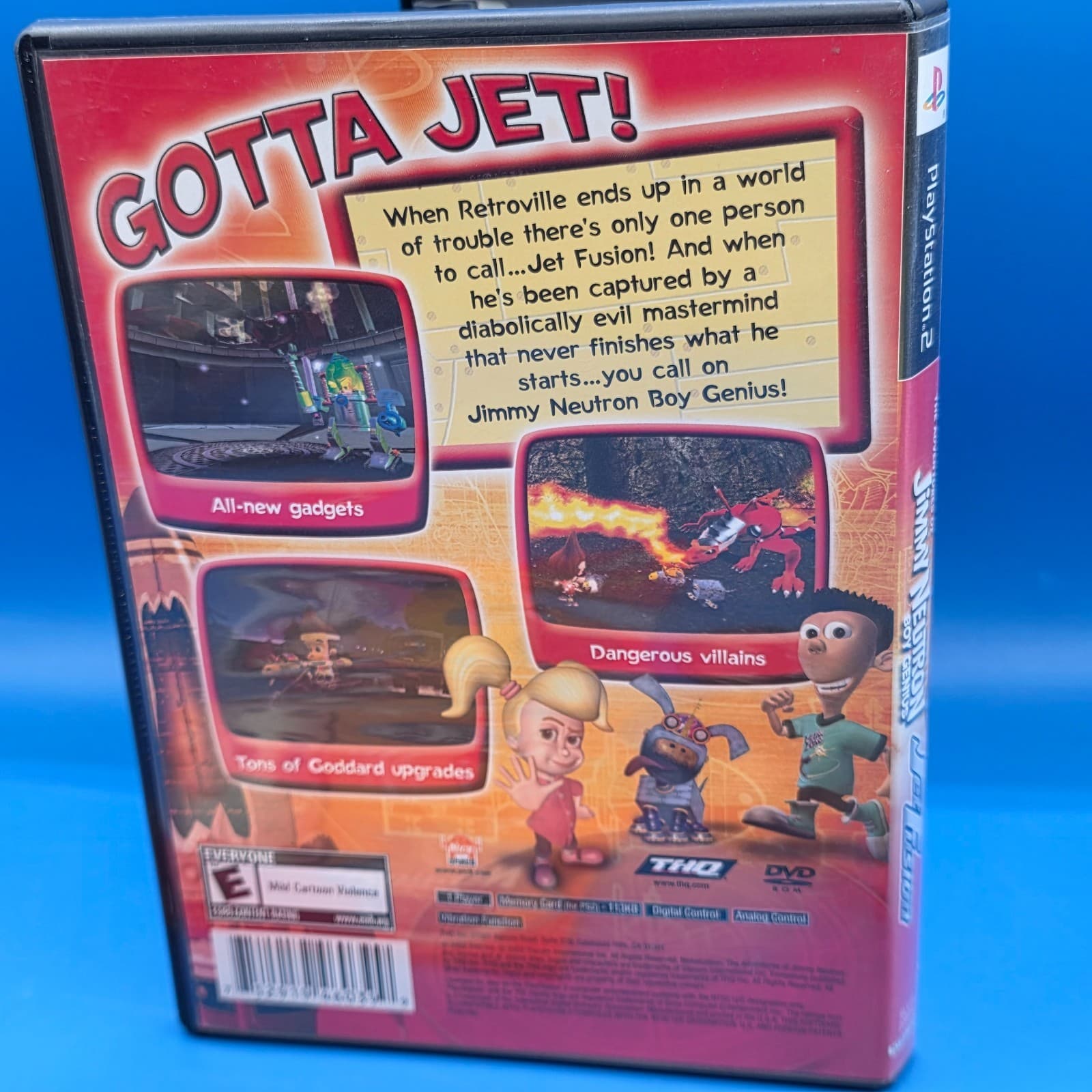Adventures of Jimmy Neutron Boy Genius: Jet Fusion (PS2, 2003) CIB - Thumbnail 4