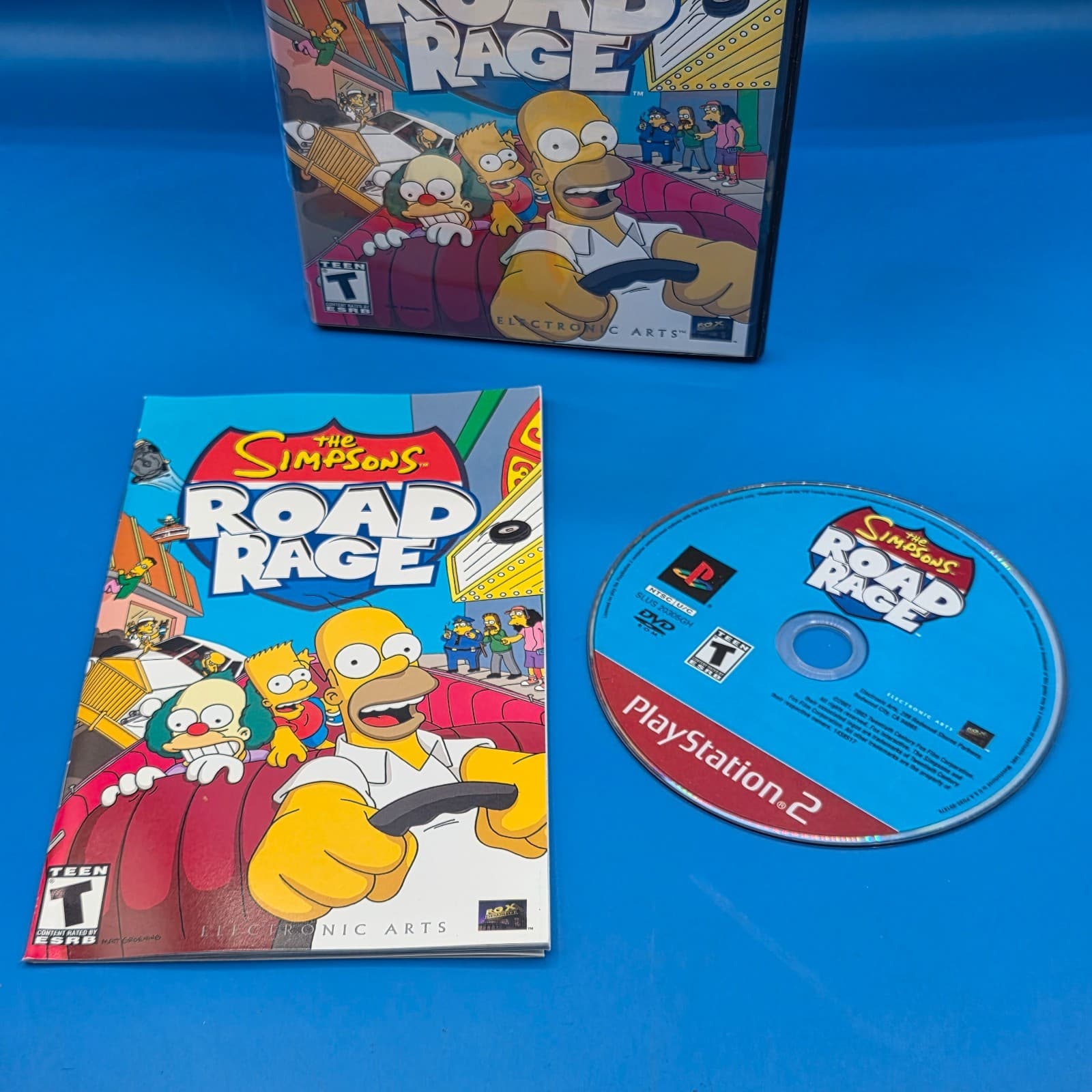The Simpsons Road Rage PlayStation 2 PS2 Greatest Hits CIB Complete TESTED - Thumbnail 3