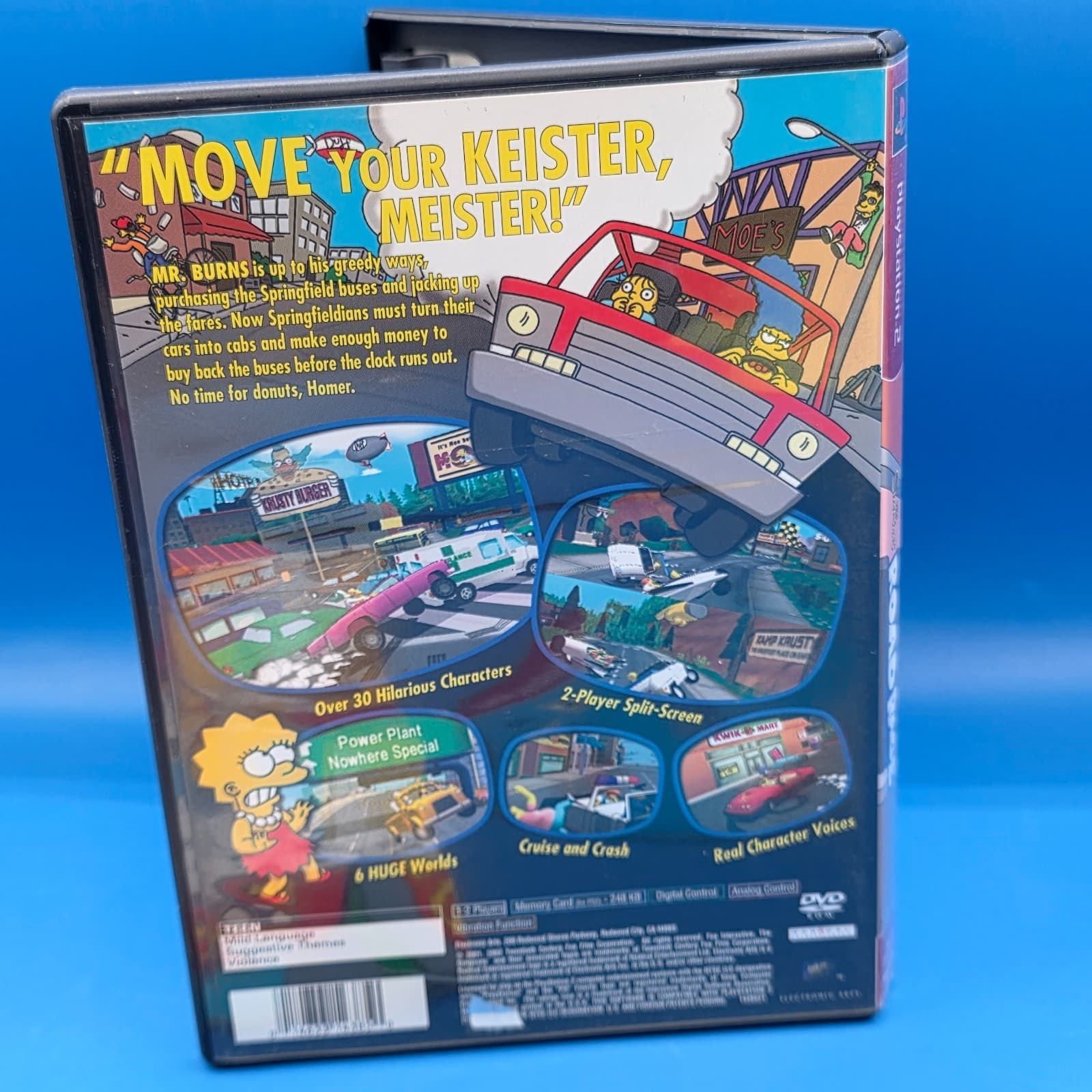 The Simpsons Road Rage PlayStation 2 PS2 Greatest Hits CIB Complete TESTED - Thumbnail 4
