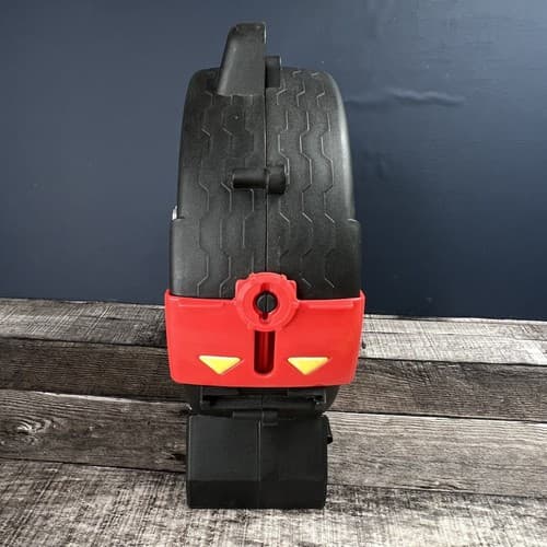 1998 Mattel Hot Wheels 16 Car Portable Carrying Tire Wheel Black And Red Case - Thumbnail 3