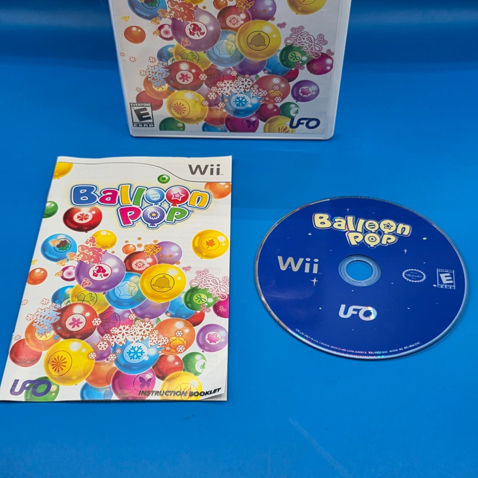 Balloon Pop (Nintendo Wii, 2008) Complete w/ Manual CIB TESTED WORKS - Thumbnail 2