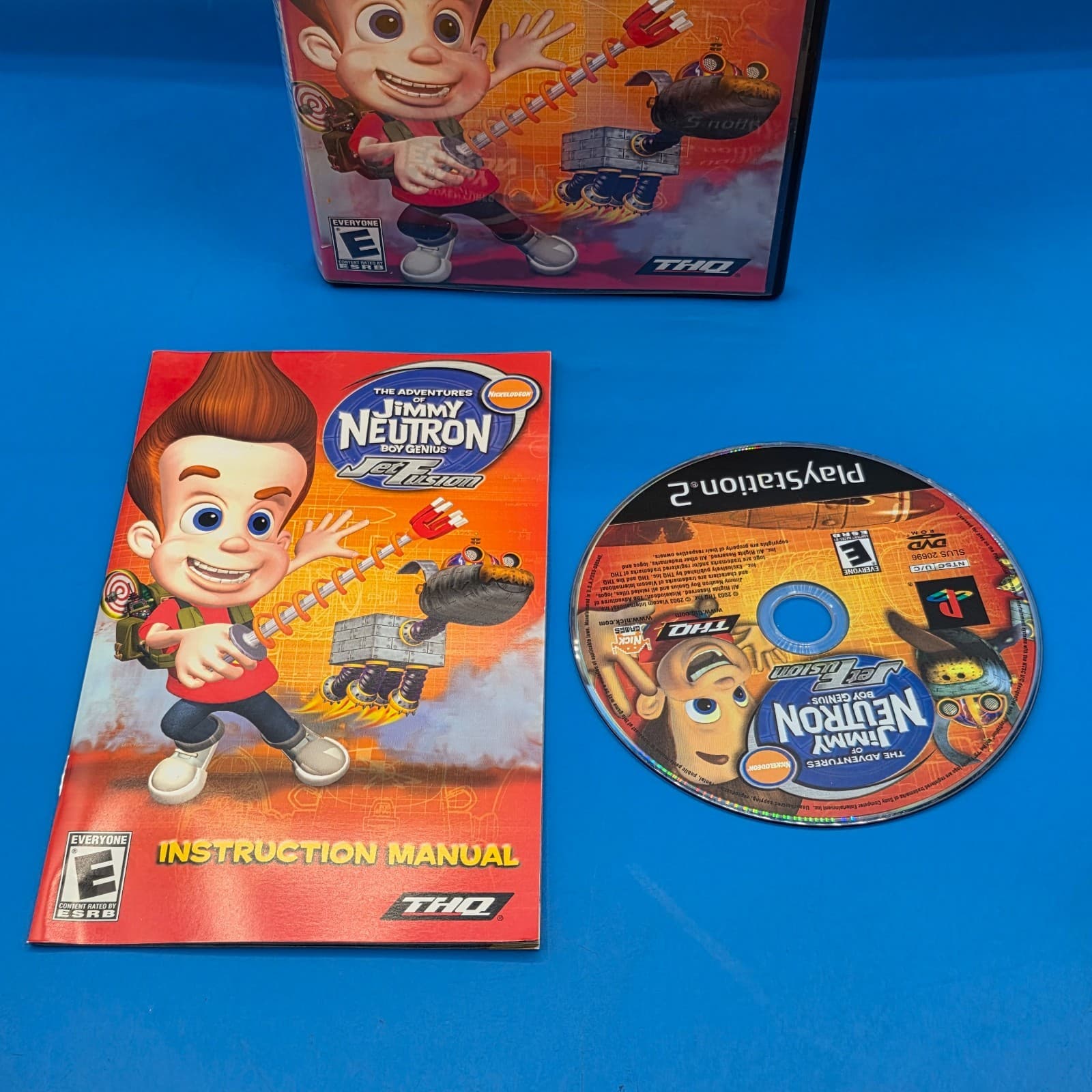 Adventures of Jimmy Neutron Boy Genius: Jet Fusion (PS2, 2003) CIB - Thumbnail 2