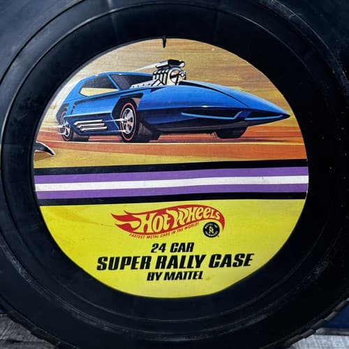 Vintage 1968 Mattel Hot Wheels Super Rally Hard Case Made in USA - Thumbnail 5