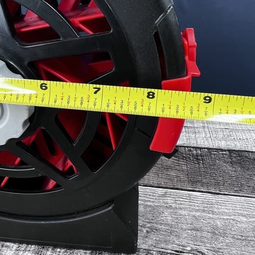 1998 Mattel Hot Wheels 16 Car Portable Carrying Tire Wheel Black And Red Case - Thumbnail 9