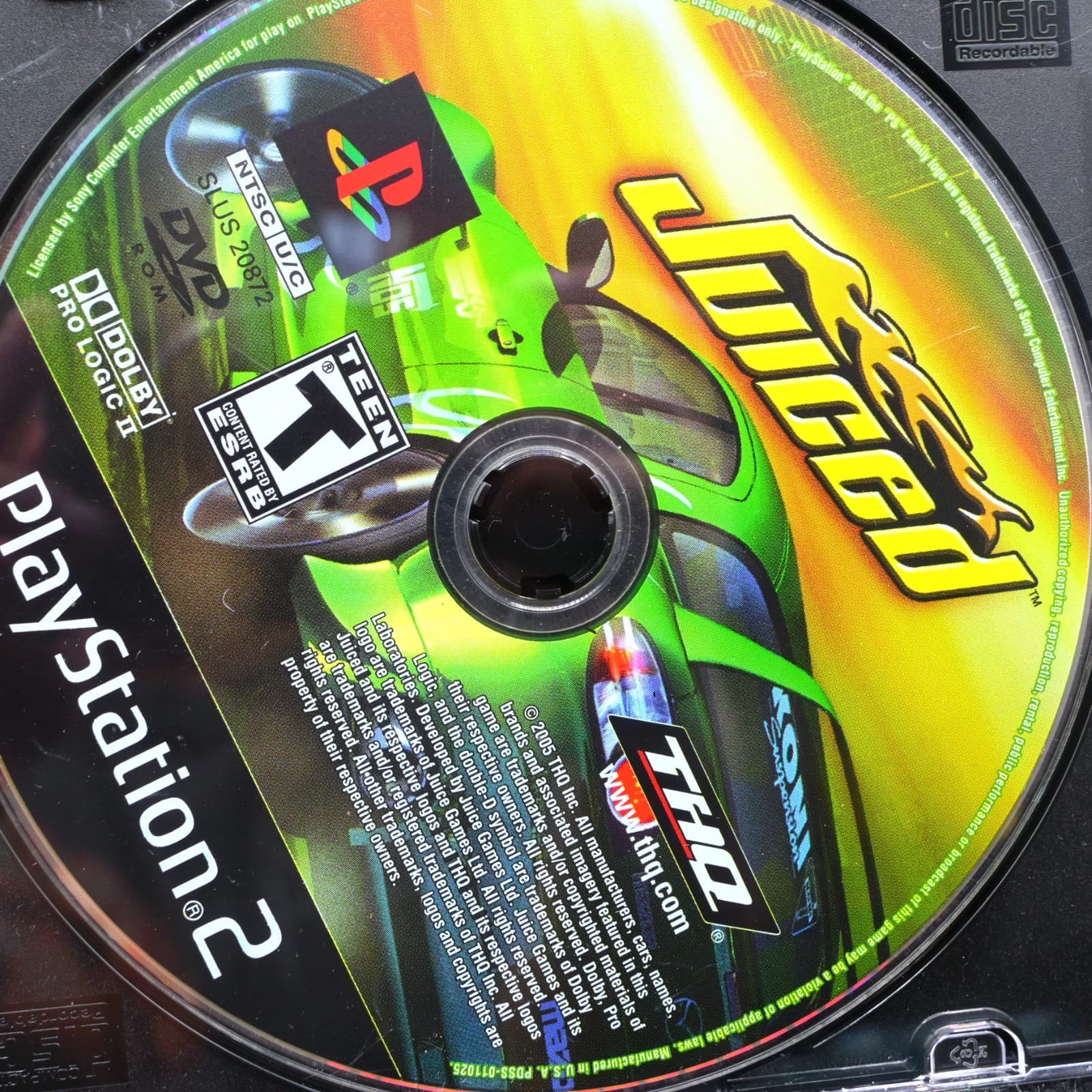 Juiced - Loose Sony PS2 Playstation 2 Disc - Thumbnail 2