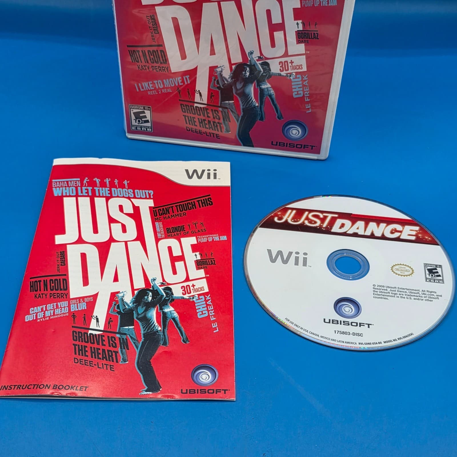 Just Dance (Nintendo Wii, 2009) CIB Tested Works, Complete W/ Manual - Thumbnail 2