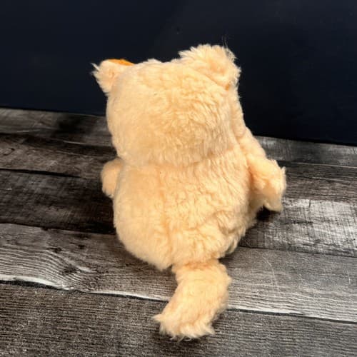 Vintage 1979 Anva Ultimate Bean Bag 6" Orange Cat Plush with Tags - Thumbnail 5