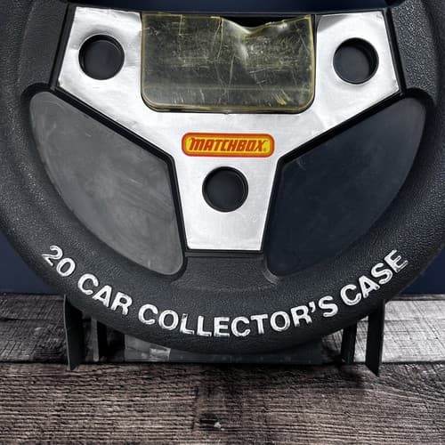 Vintage 1983 Matchbox 20 Car Collector's Case Steering Wheel - Thumbnail 2