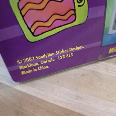 Vintage 2002 Sandy Lion Make Your Own Window Sticker Old Stock Y2K - Thumbnail 5