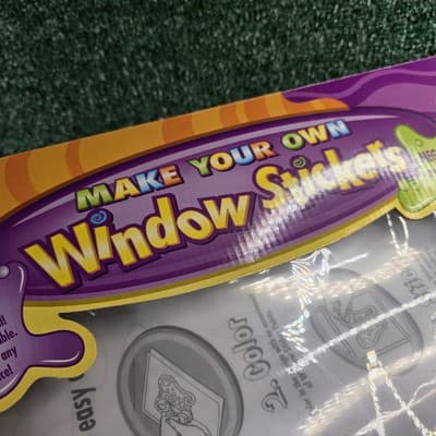 Vintage 2002 Sandy Lion Make Your Own Window Sticker Old Stock Y2K - Thumbnail 2
