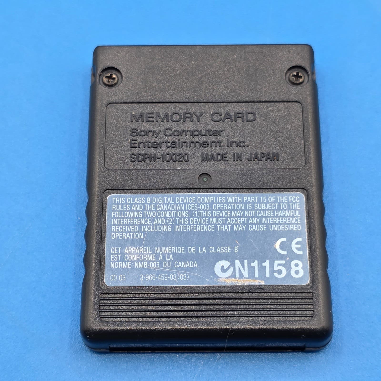 Sony Playstation 2 PS2 Official OEM MagicGate Black 8mb Memory Card Genuine - Thumbnail 2