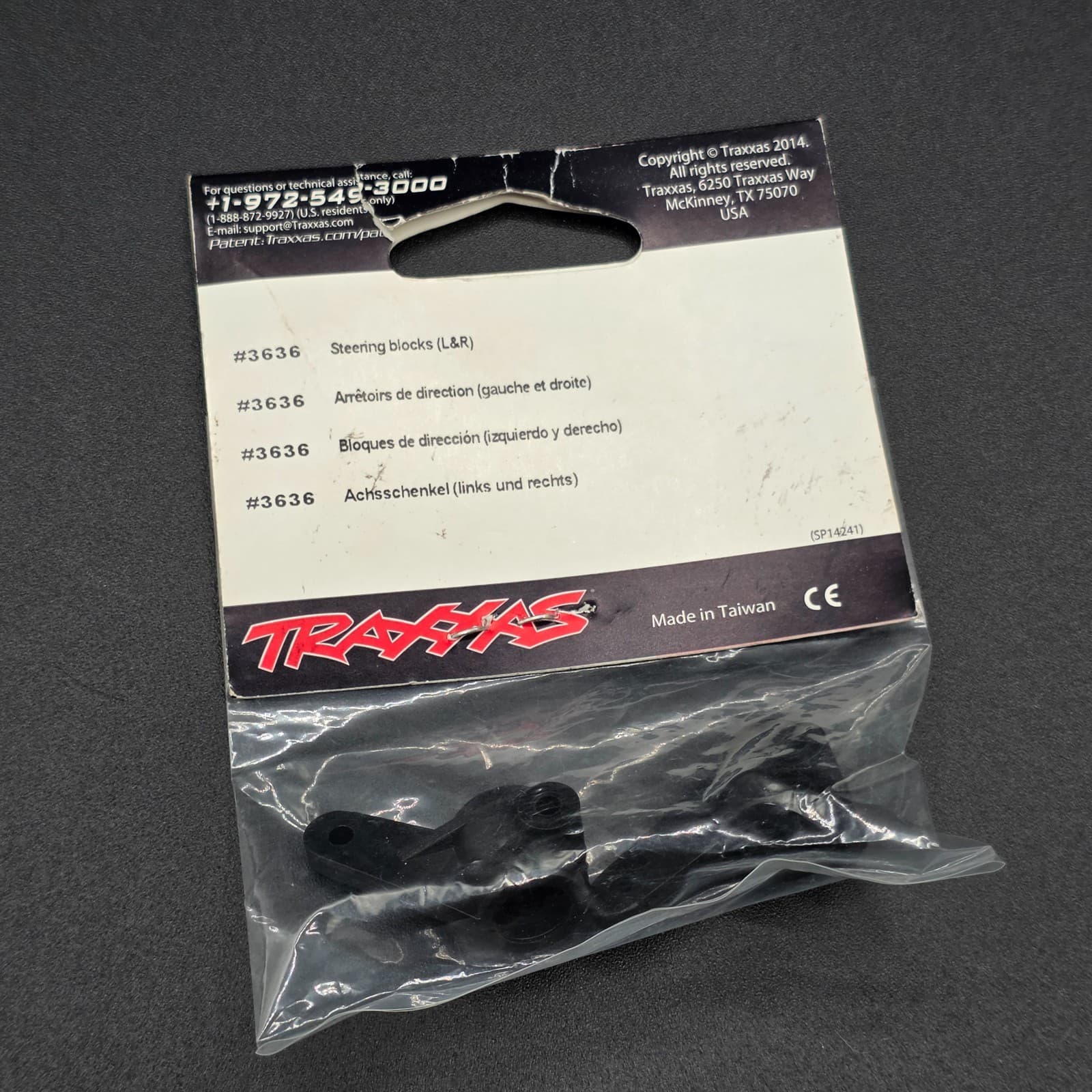 Traxxas 3636 - Plastic Steering Blocks, Black (2) - Thumbnail 5