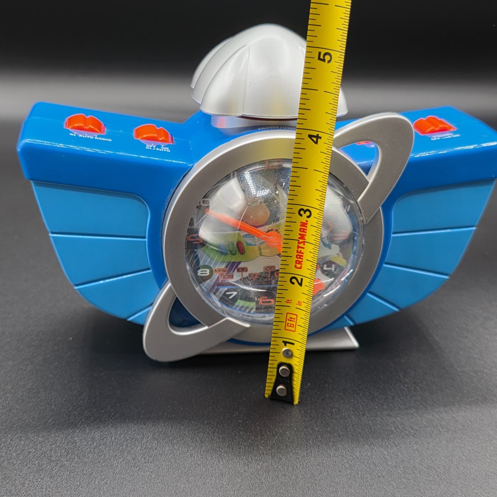 VINTAGE Clock Radio Vintage Disney Toy Story Buzz Lightyear WORKS GREAT - Thumbnail 12
