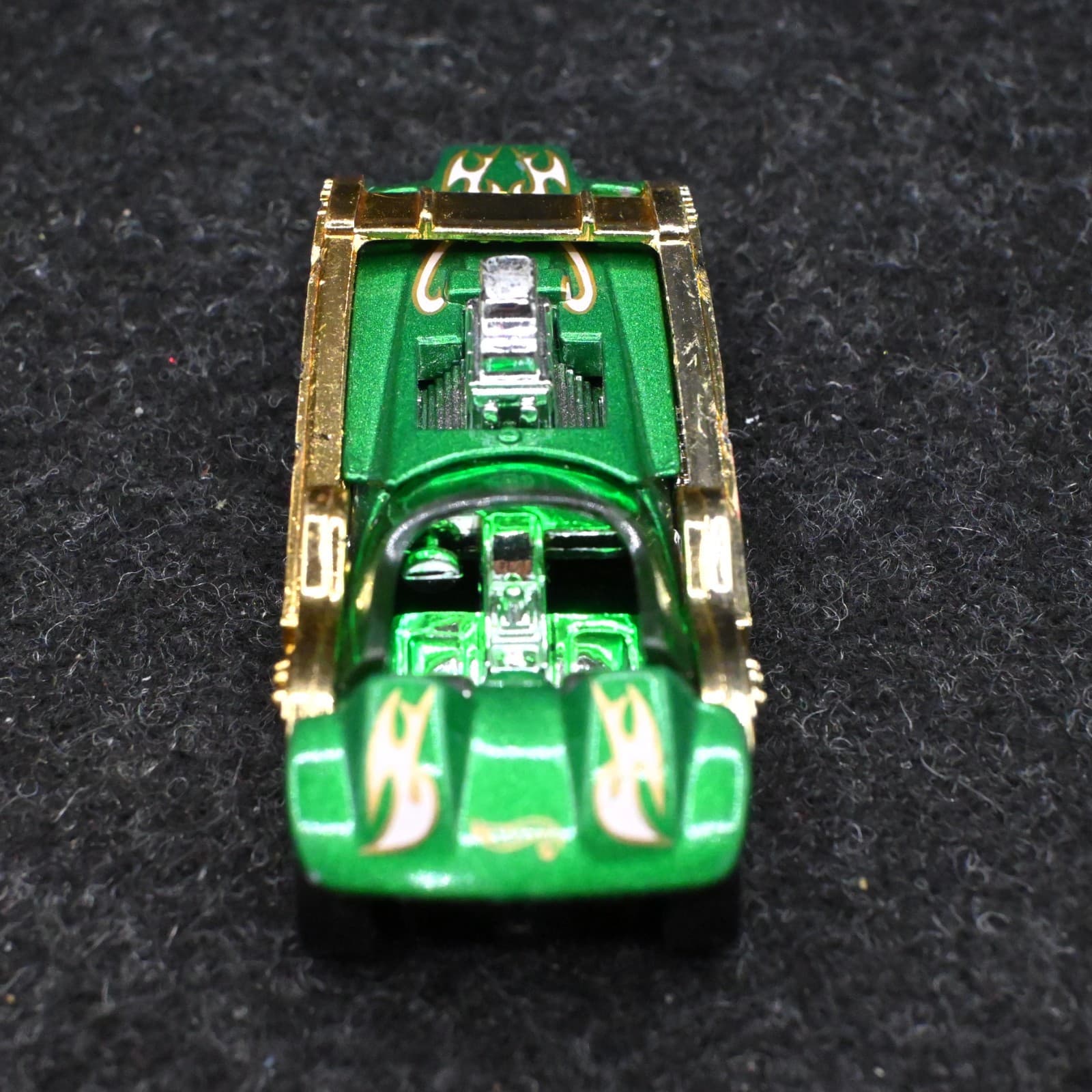 Vintage 1996 HOT WHEELS TWANG THANG Guitar Green - Thumbnail 5