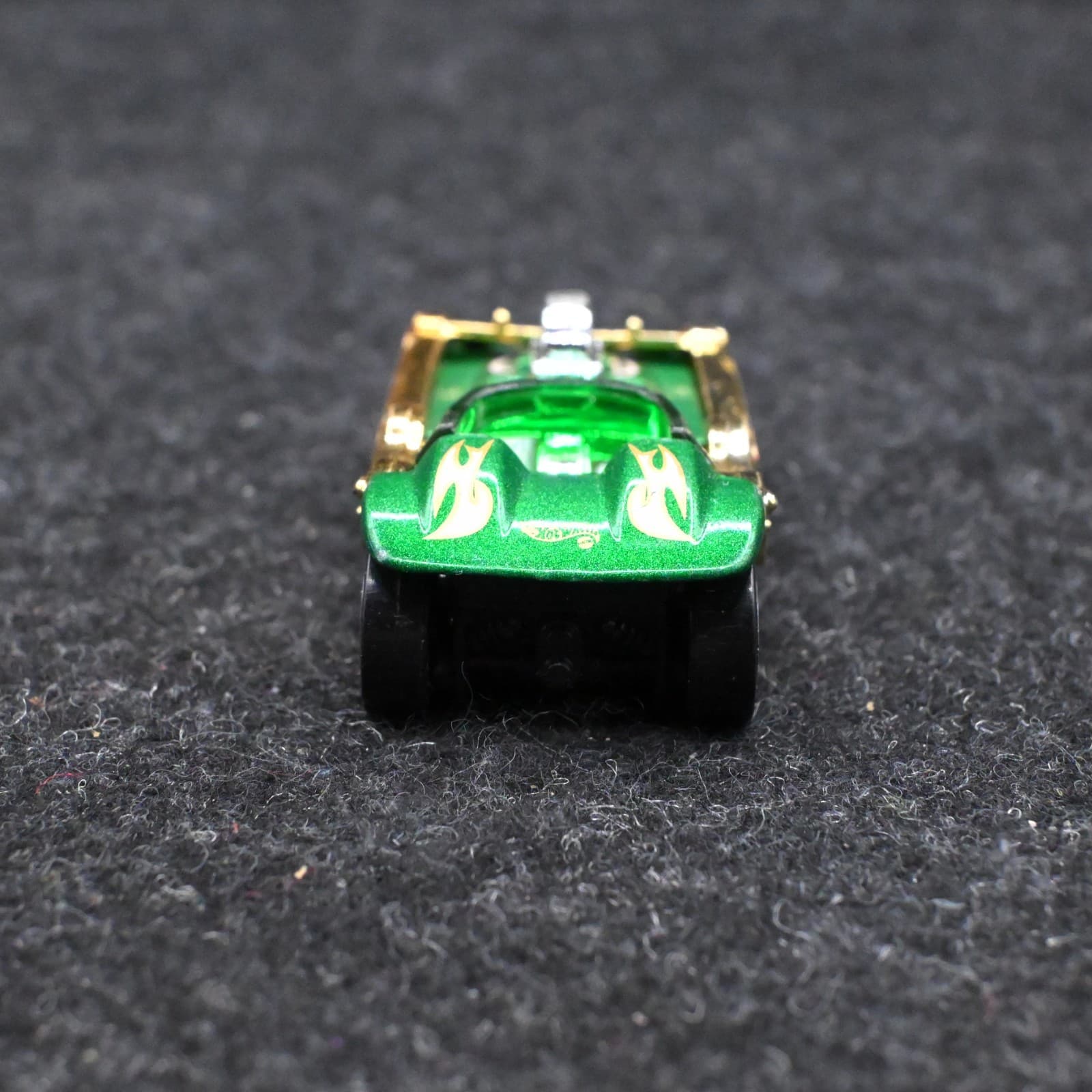Vintage 1996 HOT WHEELS TWANG THANG Guitar Green - Thumbnail 4