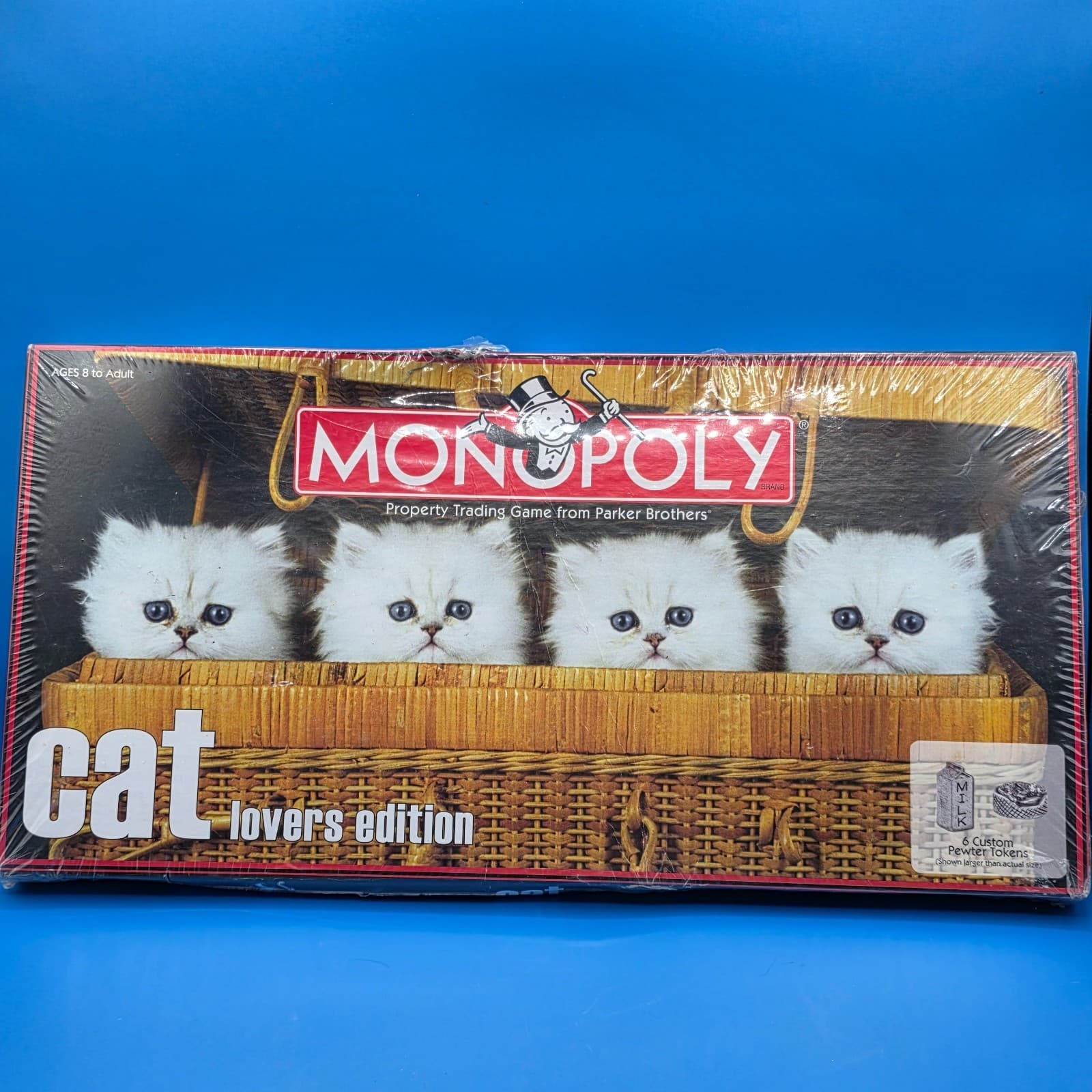 Monopoly Cat Lovers Edition Board Game RARE Custom Pewter 2007 Hasbro NEW SEALED - Thumbnail 2
