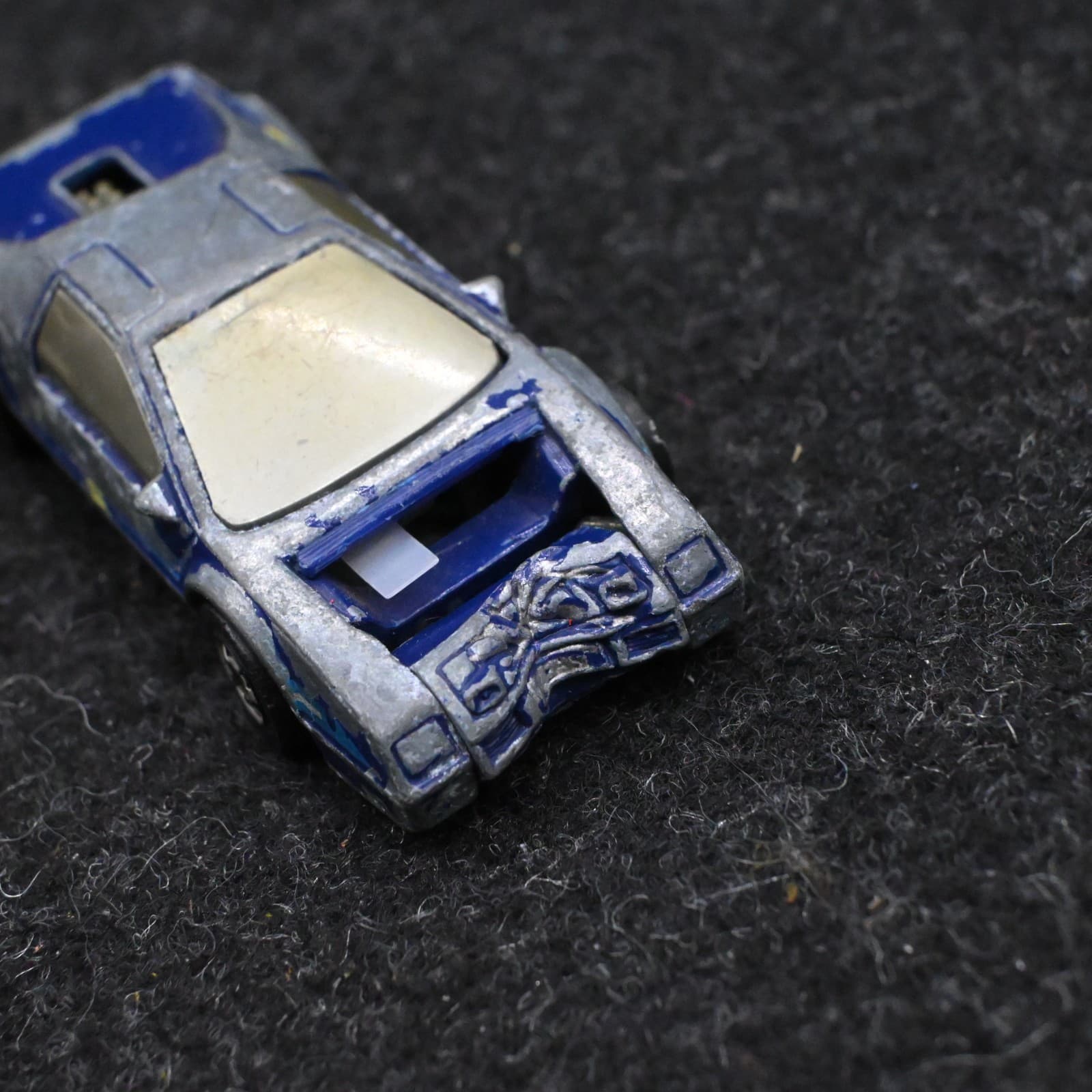 HOT WHEELS MATTEL MODELLINO AUTO DIE-CAST-CRACK UPS SMASH MOBILE-ANNO 83-VINTAGE - Thumbnail 8