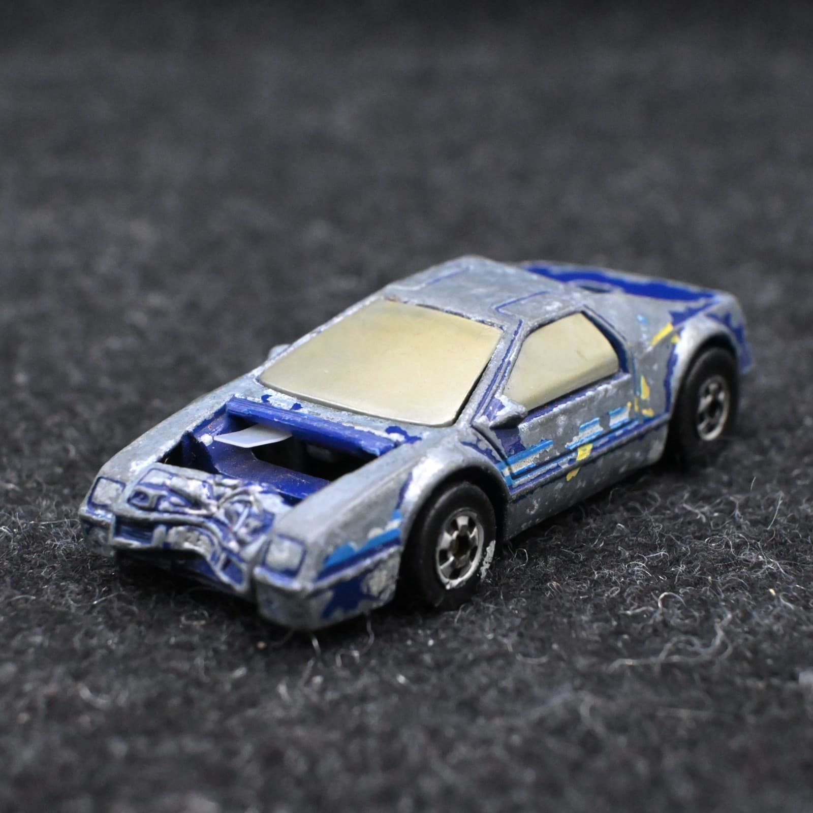HOT WHEELS MATTEL MODELLINO AUTO DIE-CAST-CRACK UPS SMASH MOBILE-ANNO 83-VINTAGE - Thumbnail 3