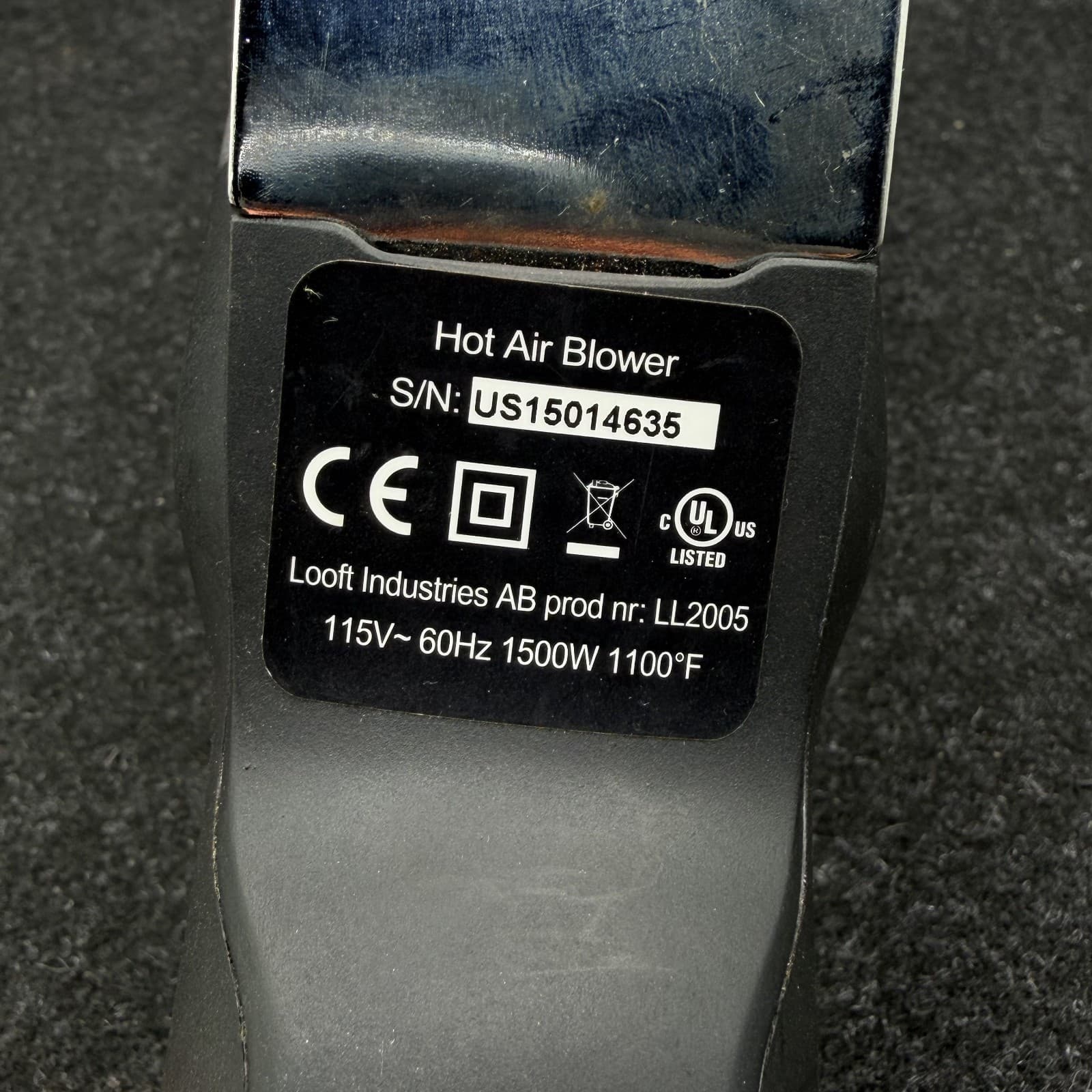 Looft Air Lighter All Electric Charcoal Starter 1200°F Superheated Air Grill BBQ - Thumbnail 6