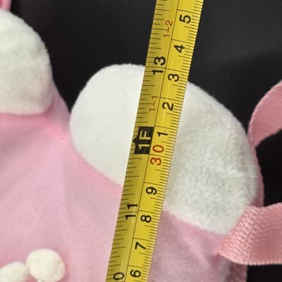 2008 Sanrio Hello Kitty 13" Plush Pom Pom Backpack Bag - Thumbnail 10