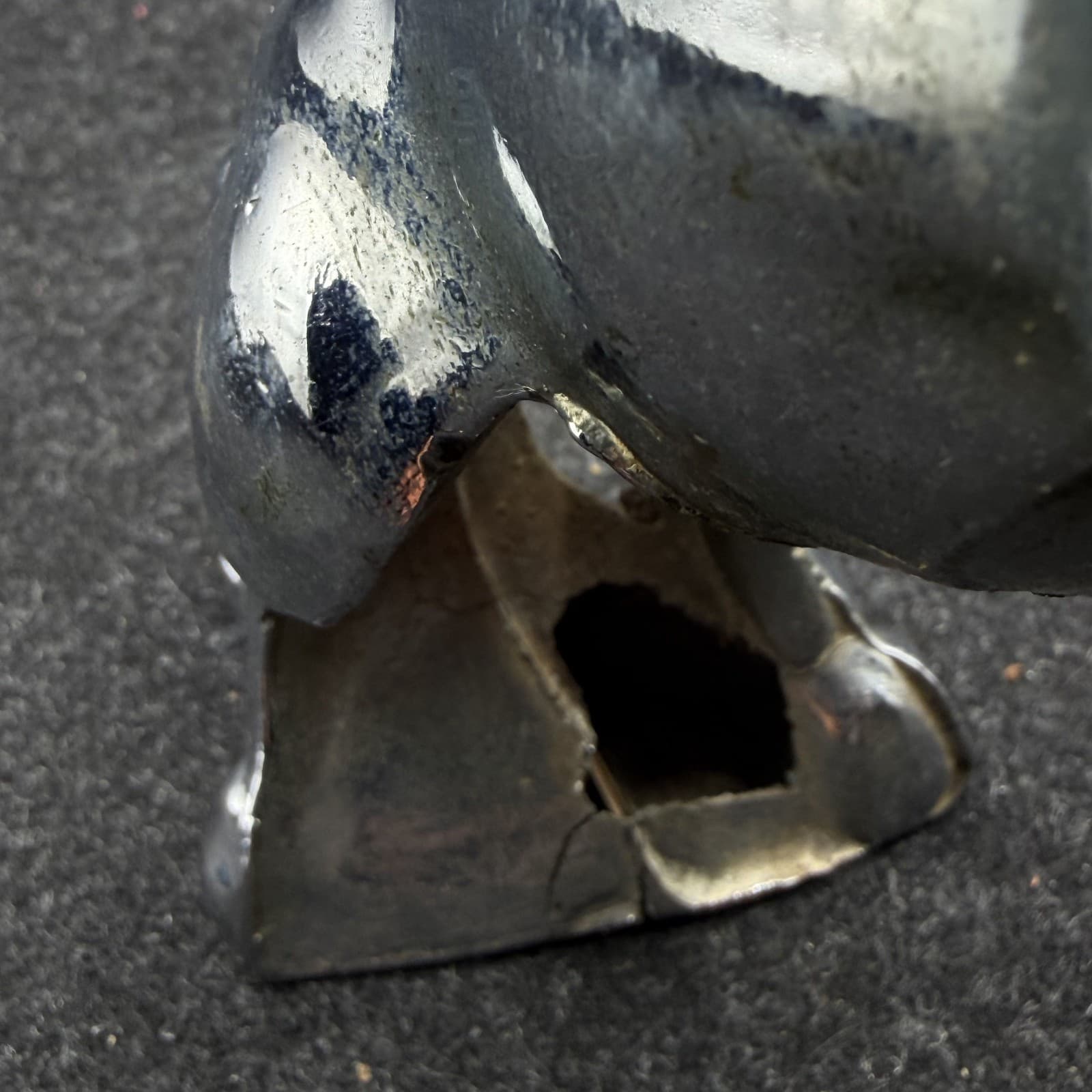 VINTAGE HOOD Ornament Truck Or CAR Chrome Metal Mustang DECOR 7" - Thumbnail 7