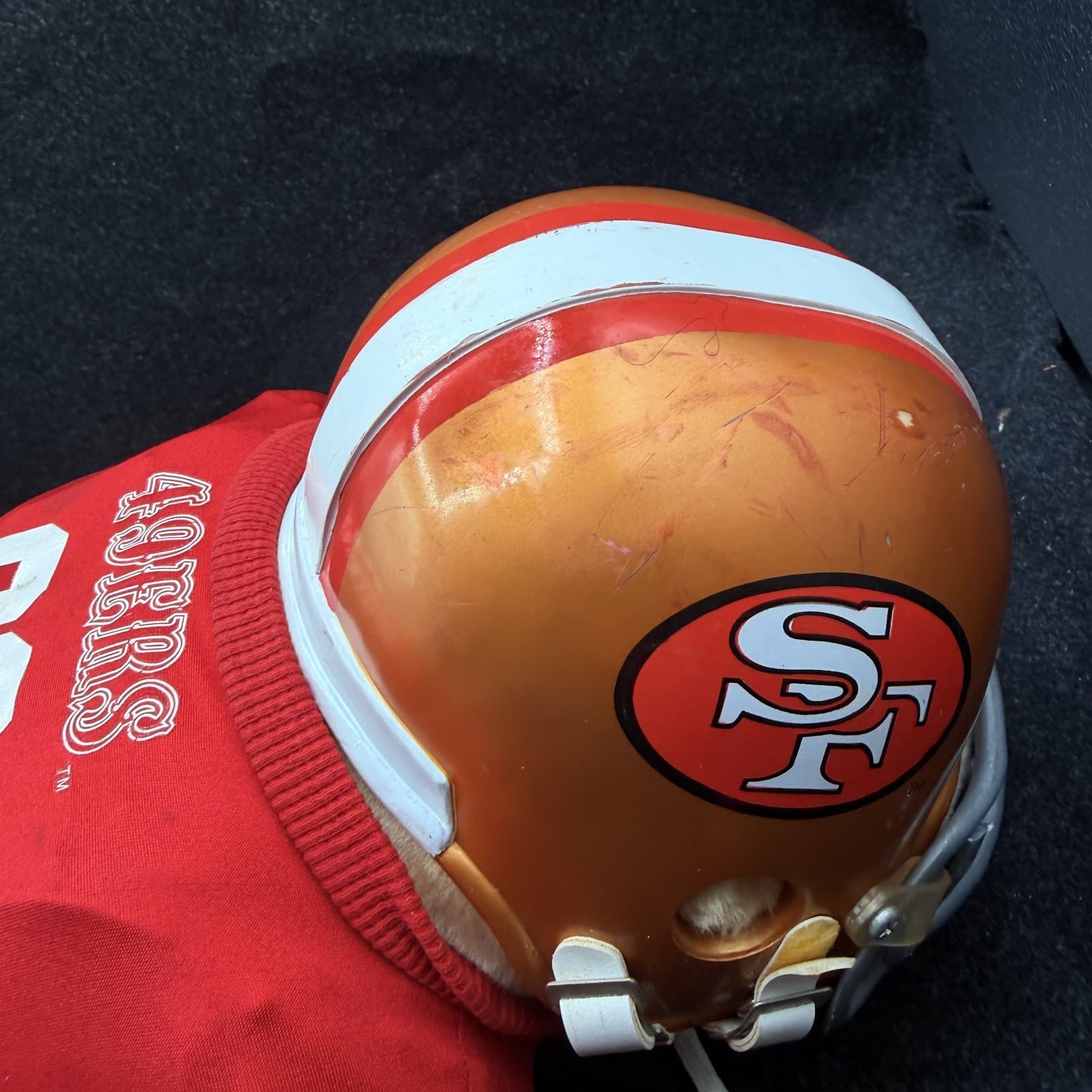Vintage San Francisco 49ers Pro Bear Fully Suited with Shoulder Pads 17" - Thumbnail 6