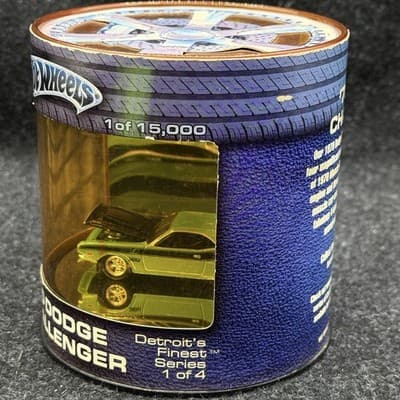 Hot Wheels ‘70 Dodge Challenger Detroit’s Finest Limited Oil Can 1/15,000 - Thumbnail 7