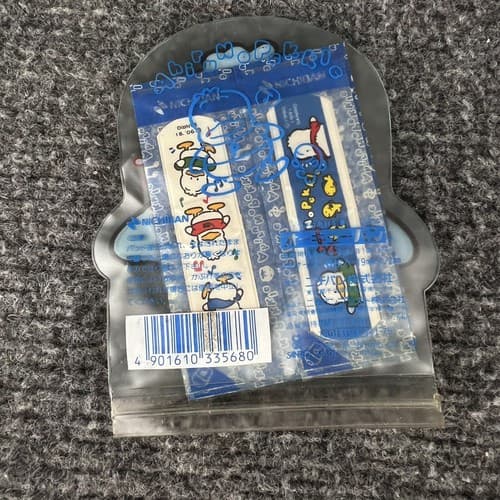 VINTAGE SANRIO 1991 AHIRU NO PEKKLE 8 Bandaid Ziplock Bag RARE Made In JAPAN - Thumbnail 4