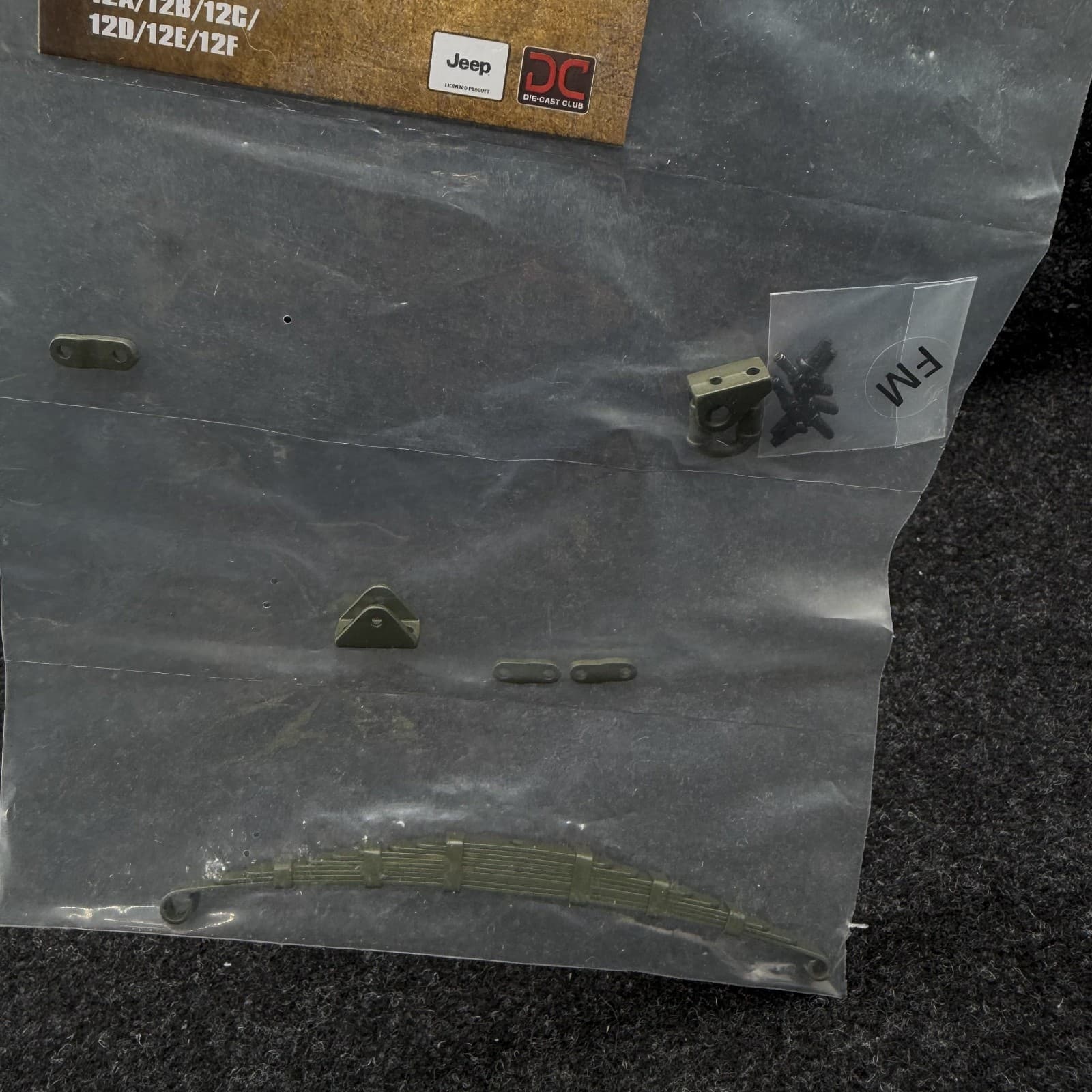 Eaglemoss BUILD THE WILLYS MB JEEP Part Bag #12 - New Sealed - Jeep Licensed - Thumbnail 4
