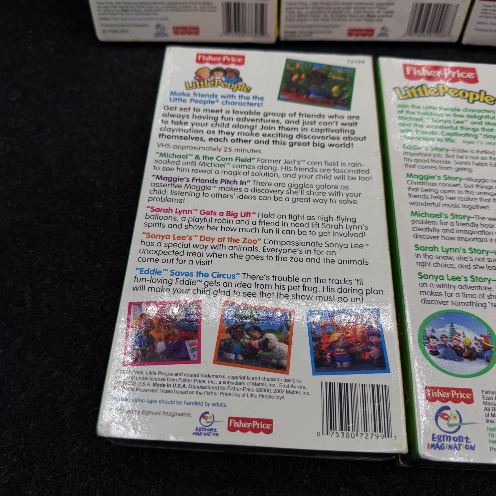 NEW Fisher Price Little People VHS Video Tape Lot Of 5 - Thumbnail 8