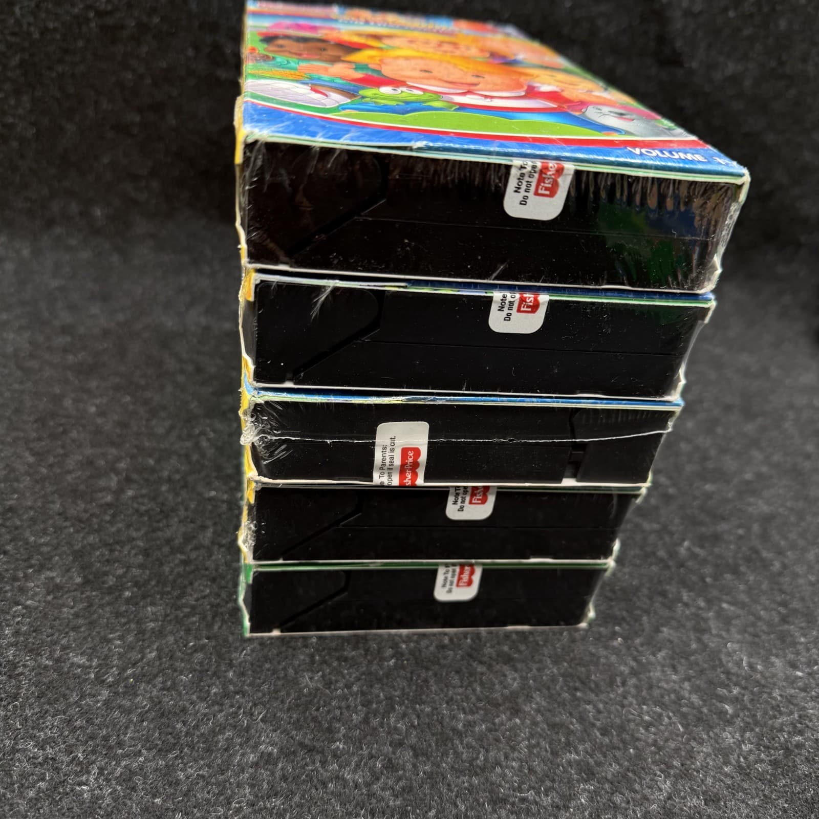 NEW Fisher Price Little People VHS Video Tape Lot Of 5 - Thumbnail 4