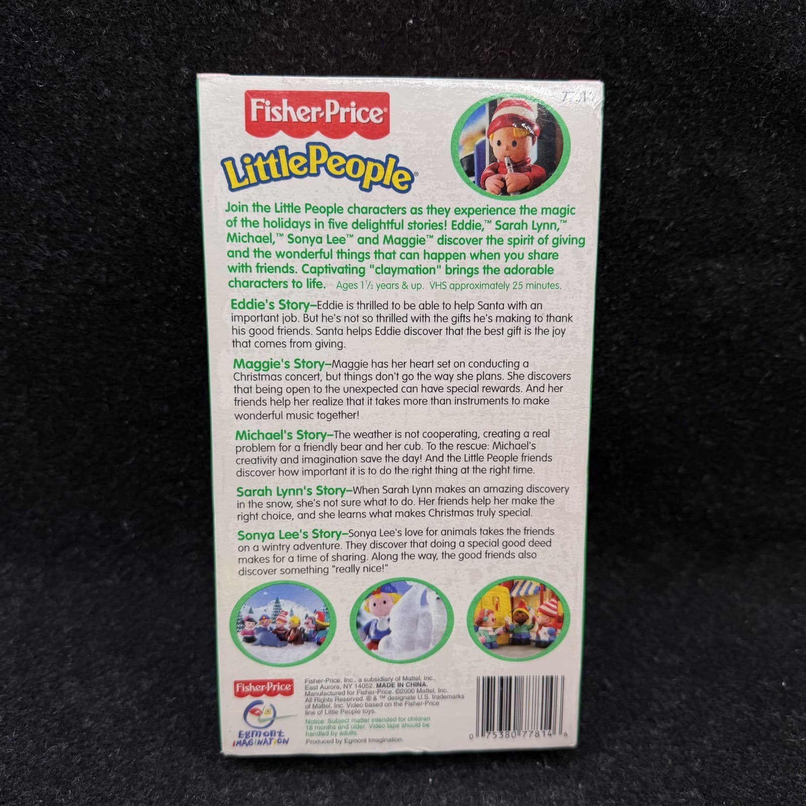 Fisher Price Little People Volume 2 - Christmas Discoveries (VHS, 2000) - Thumbnail 6