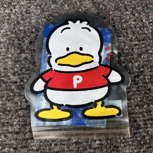 VINTAGE SANRIO 1991 AHIRU NO PEKKLE 8 Bandaid Ziplock Bag RARE Made In JAPAN - Thumbnail 3