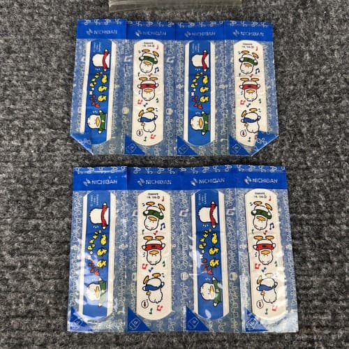 VINTAGE SANRIO 1991 AHIRU NO PEKKLE 8 Bandaid Ziplock Bag RARE Made In JAPAN - Thumbnail 6
